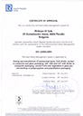 Certificate ISO 22000